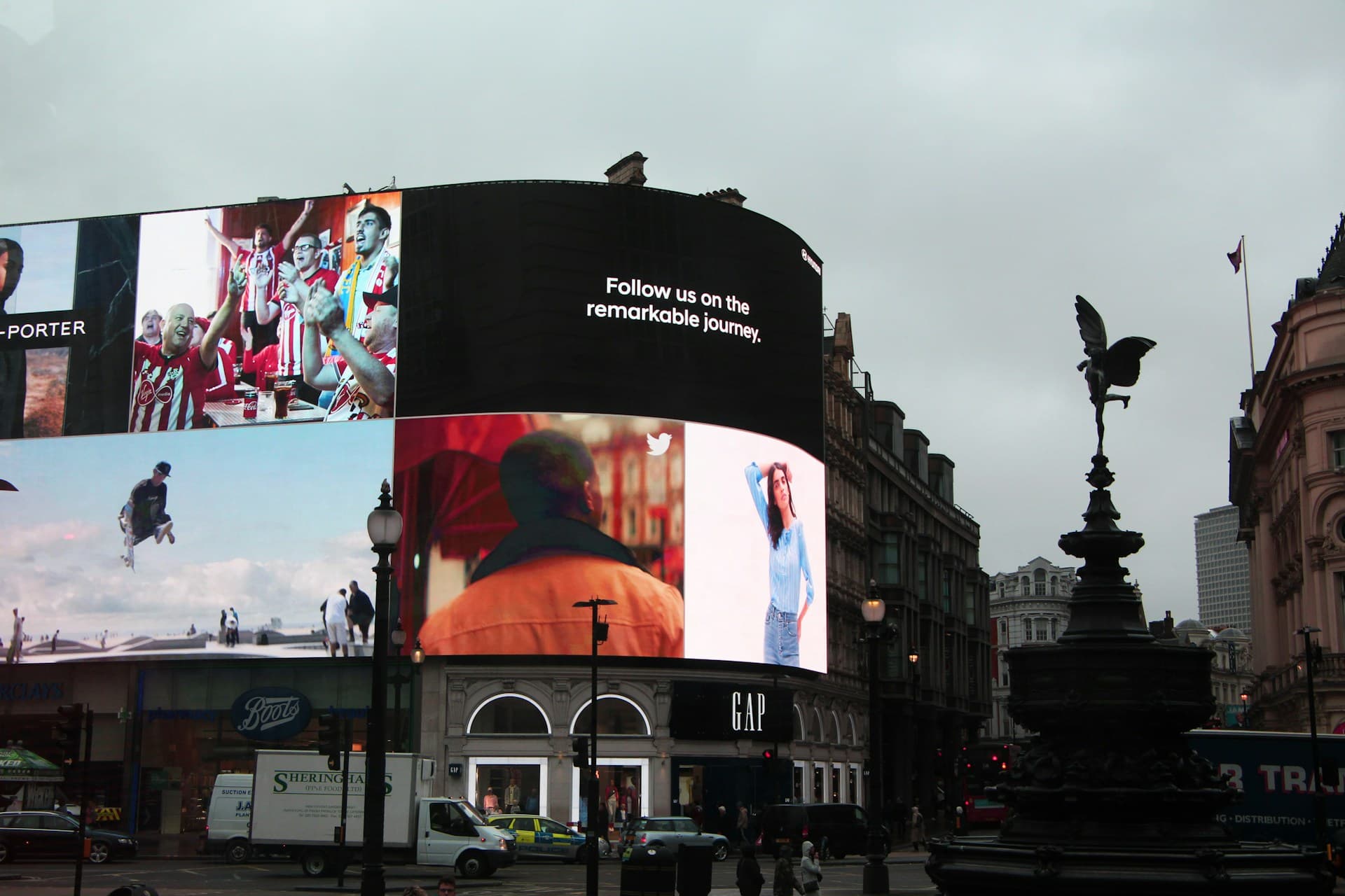 London digital billboard campaign for CTRL Studios audio and visual advertising production