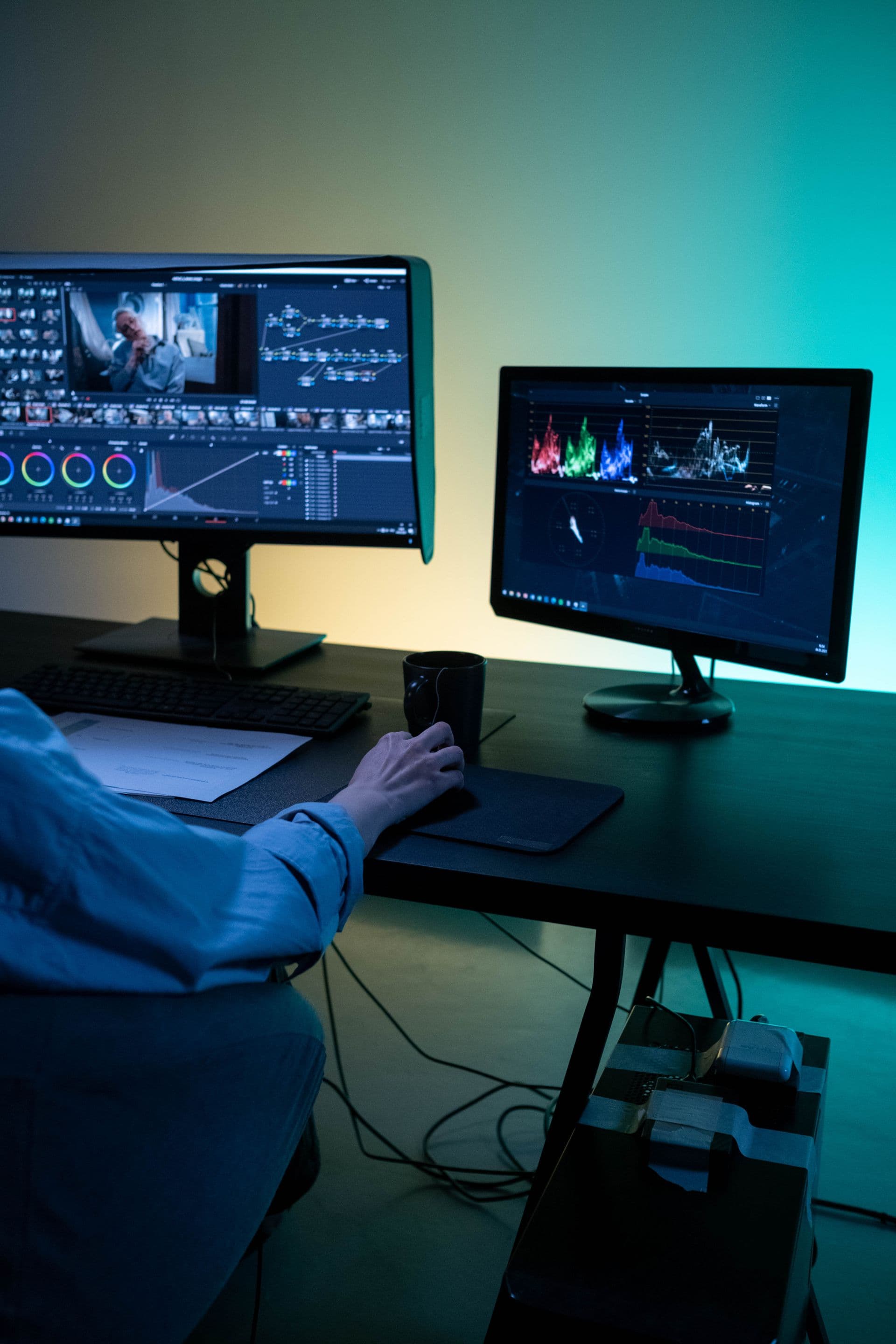 CTRL Studios podcast editing and clip production workstation
