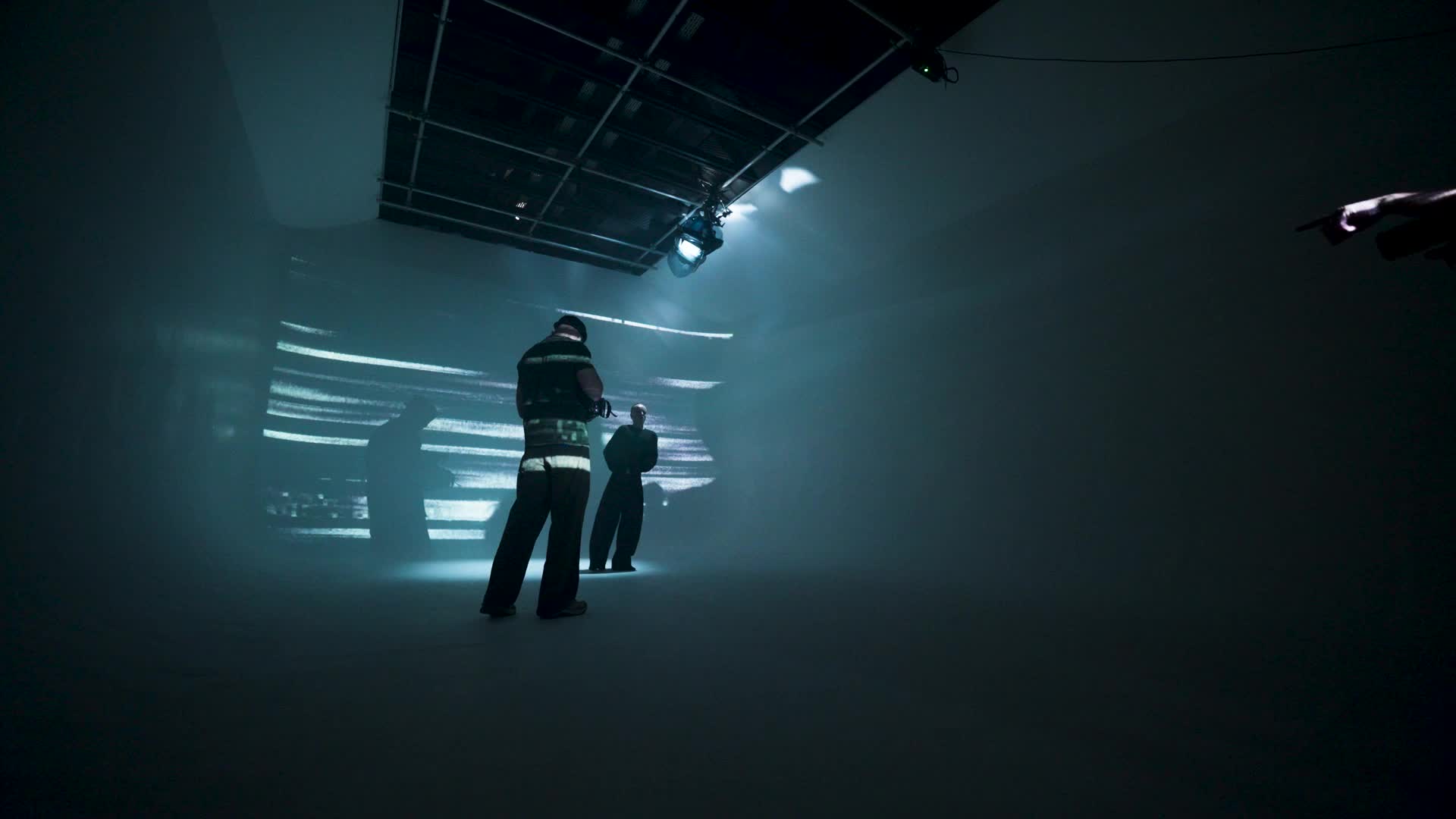 Photography production inside the CTRL Studios Infinity Cove in Clapton