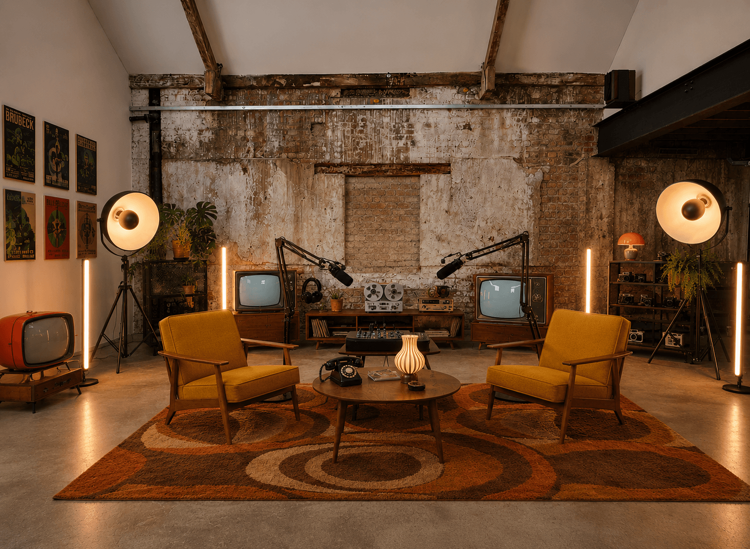 The Retro Room vintage podcast set at CTRL Clapton